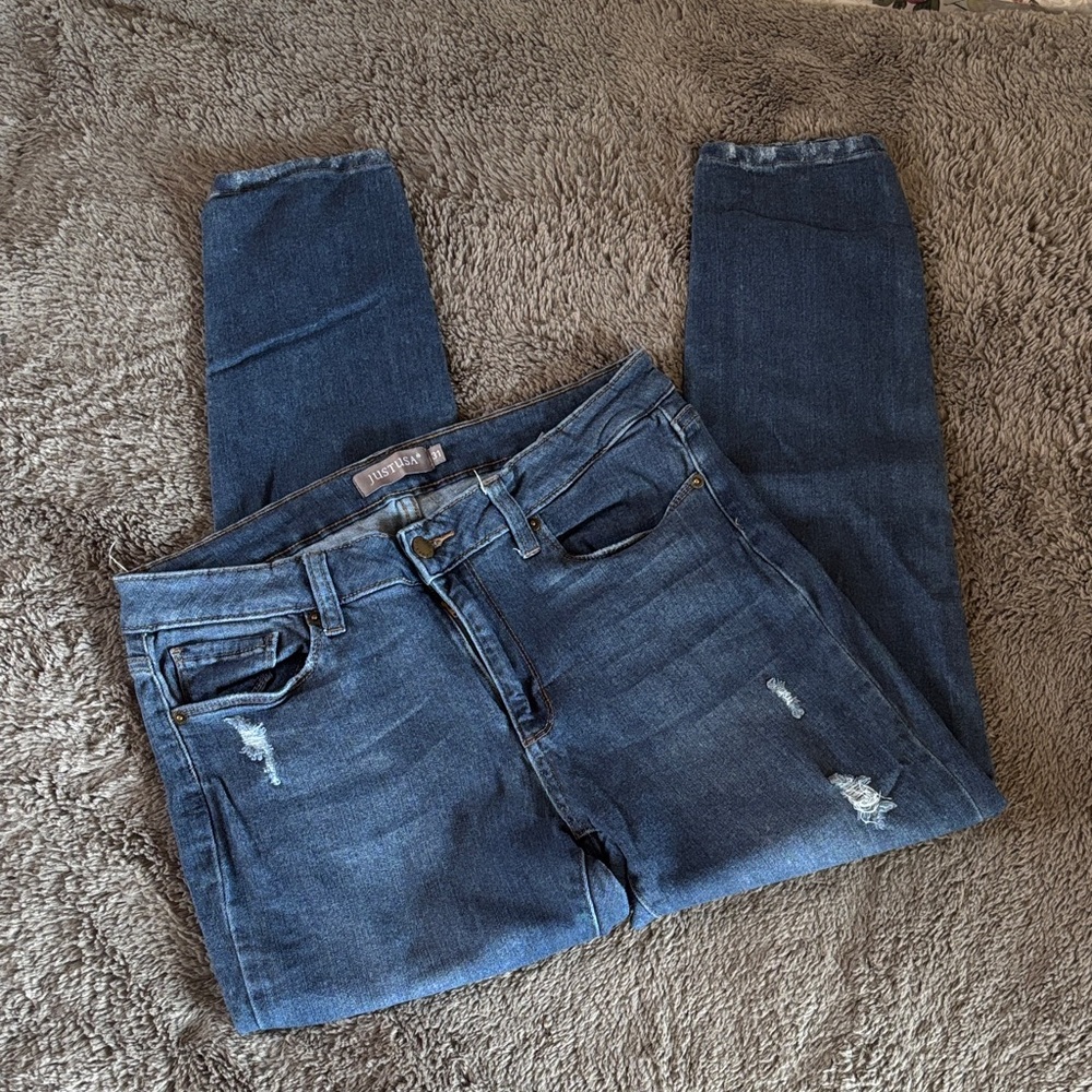 Just USA Distressed Skinny Jeans (stitch fix)